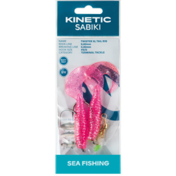 Kinetic sabiki twister xl pink/silver