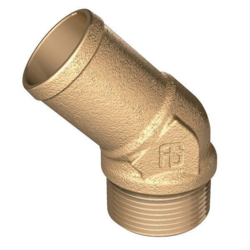 Guidi slangestuds 45° udvendig gevind 1"  x32mm