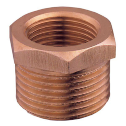 Guidi nippelmuffe 1 1/4-1 1/2" bronze