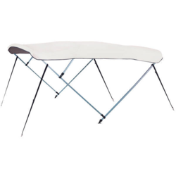 Bimini top 3-arm alu. rør ø25mm hvid b185-195cm h110cm