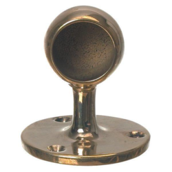 Endestykke forkromet messing 25mm stok
