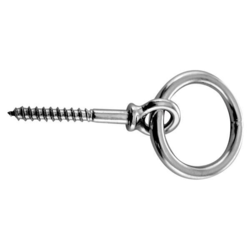 Bådring med træskrue rf 10mm