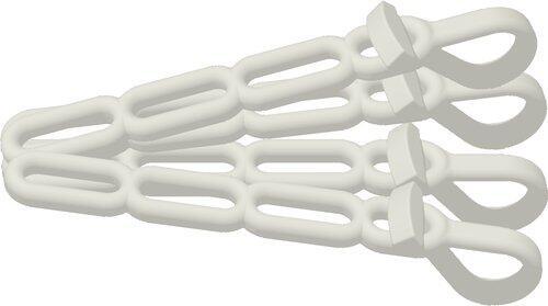 Unimer kalechestrop combi hvid 330mm 4-pak