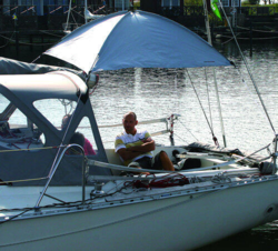 Solsejl cockpit 170x170cm