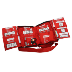 Førstehjælp marine kit i taske