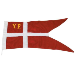 1852 yachtflag 65 x 125cm syet & med ø3mm 25cm snor