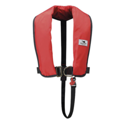 1852 classic automatisk vest med d-ring, rød - 165n iso