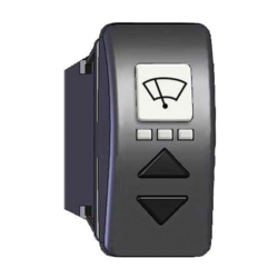 Kontakt med viskerrobot 12/24v - to motor