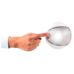 Loftslampe led hvid/rød lys