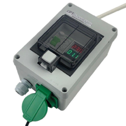 Landstrøms central med volt & amp 220v 16amp