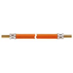 Gasslange 0,6m,  til 8mm studs i begge ender