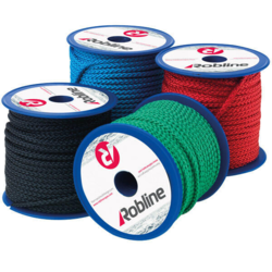 Robline mini polyester 3mm assorteret farve boks 10 rl x 20m