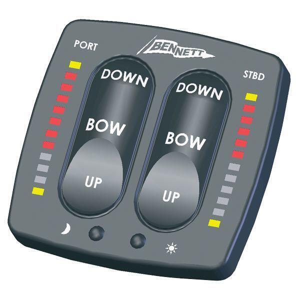 Rocker switch med indikator 24v