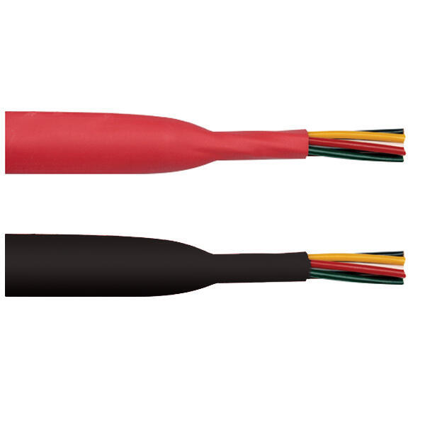 Krympeflex 20stk af 15cm rød fra indvendig ø4,8 til ø2,4mm
