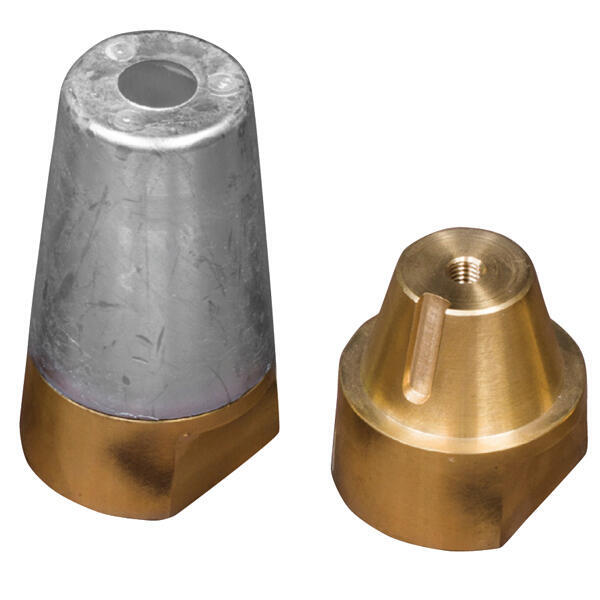 Zinkmøtrik med 24mm gevind 40mm aksel