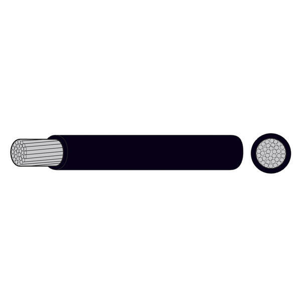 1852 professional marinekabel fortinnet sort 2.5mm2 50m