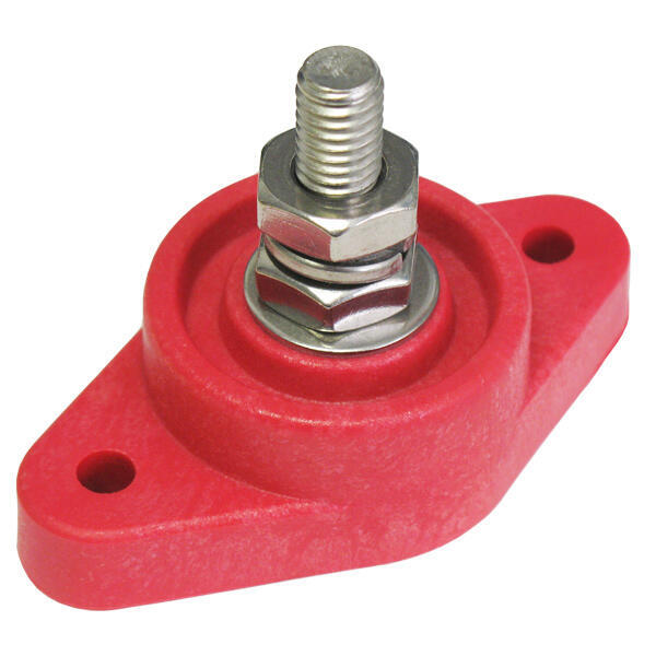 El kobling enkelt rød max. 240amp ø9,5mm