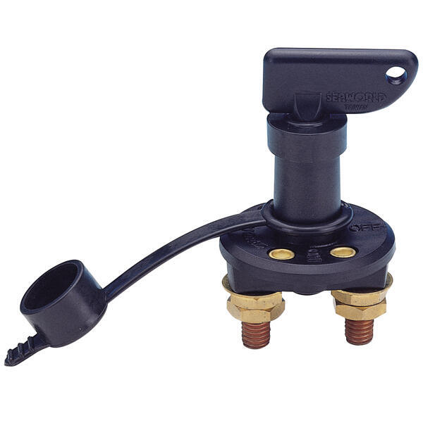 Hovedafbryder m.nøgle 12v 500/75a