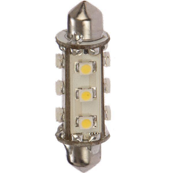 Nauticled lantern pinolpære 42mm 10-30vdc 1,2/10w rød