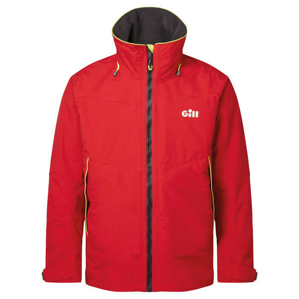 Gill os32j coastal jakke rød str. xs