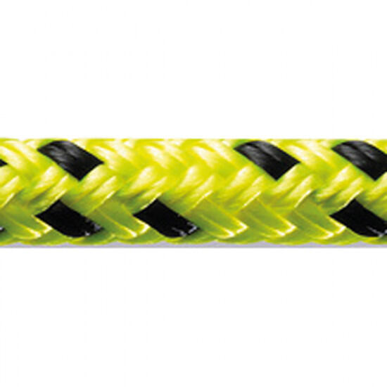 Robline orion 500 trimline 6 mm neongul/sort 100 meter