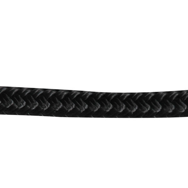 1852 fortøjning dobbelt flettet sort 12mm 10m