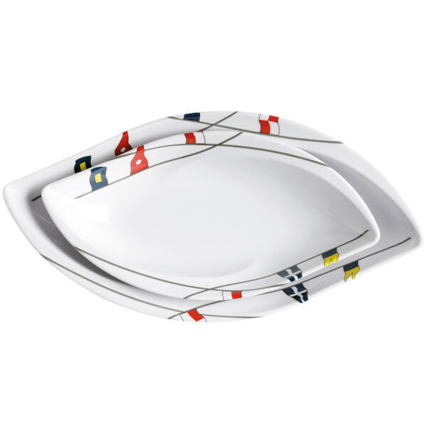 Mb regata oval snacks sæt 25 x 12,8cm 227g 4stk