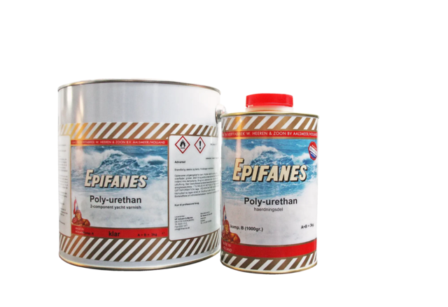 Poly. lak Epifanes, klar 3 kg