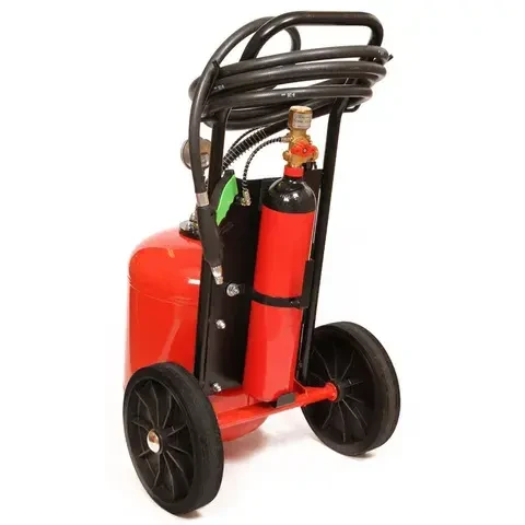 Sea-Fire AVD lithium-ion ildslukker på trolley 25 Liter