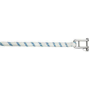 Liros LSP-32 fald m/sjækel 8mm x 30 mtr hvid/blå