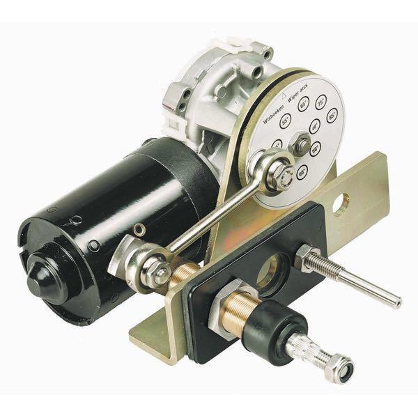 Viskermotor heavy duty 24v med 55mm aksel