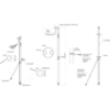 Scanstrut LMP-2 Selv nivellerende radarmast