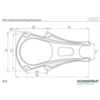 Scanstrut M92722 Mast Mount for Raymarine & Garmin